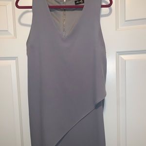 Dee Elly Grey dress with slit